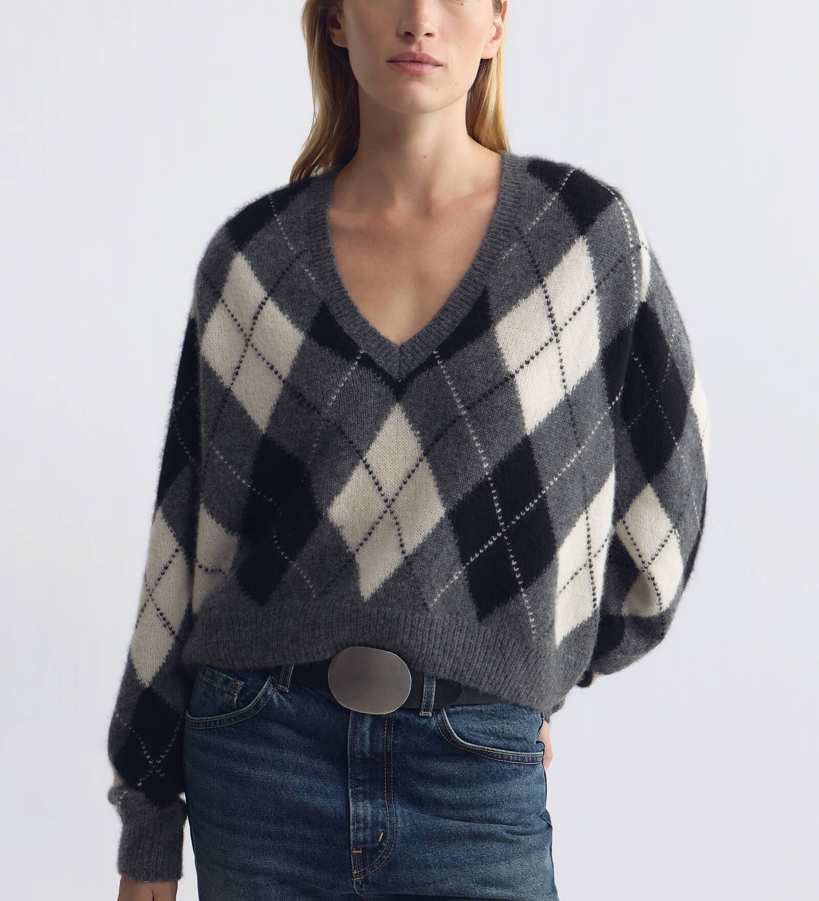 Nili Lotan - FERON ARGYLE SWEATER