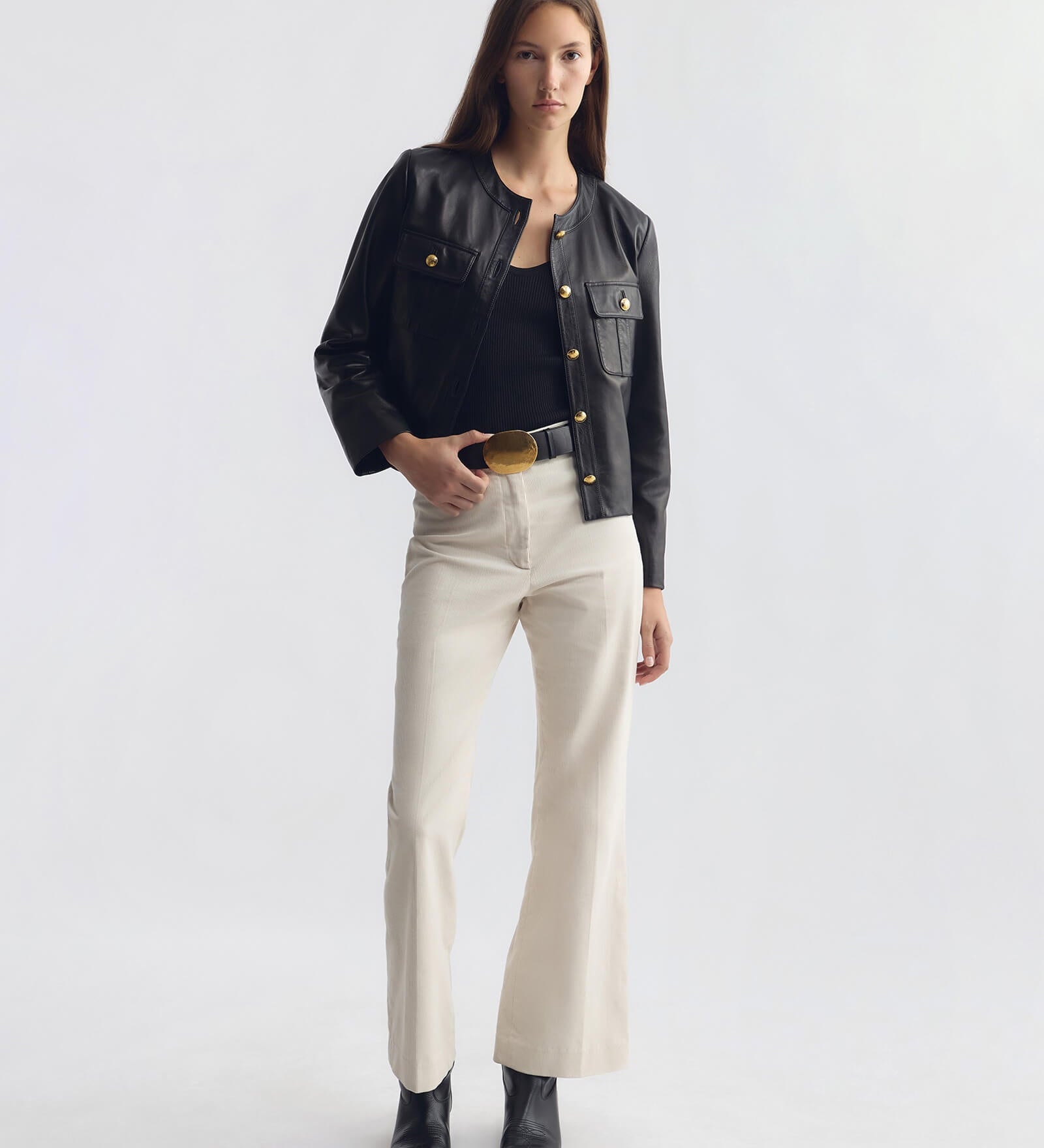 Nili Lotan - CROPPED CORETTE CORDUROY PANT