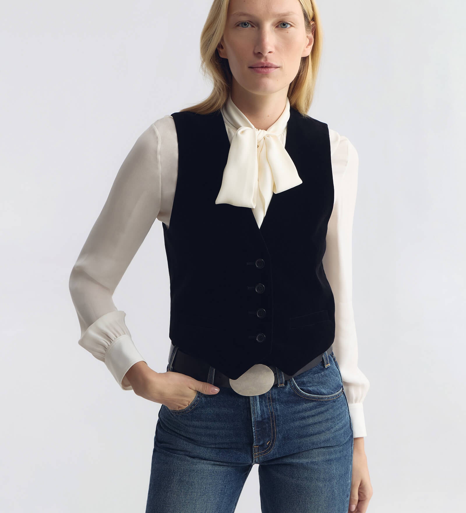 Nili Lotan - ISMAEL TAILORED COTTON VEST