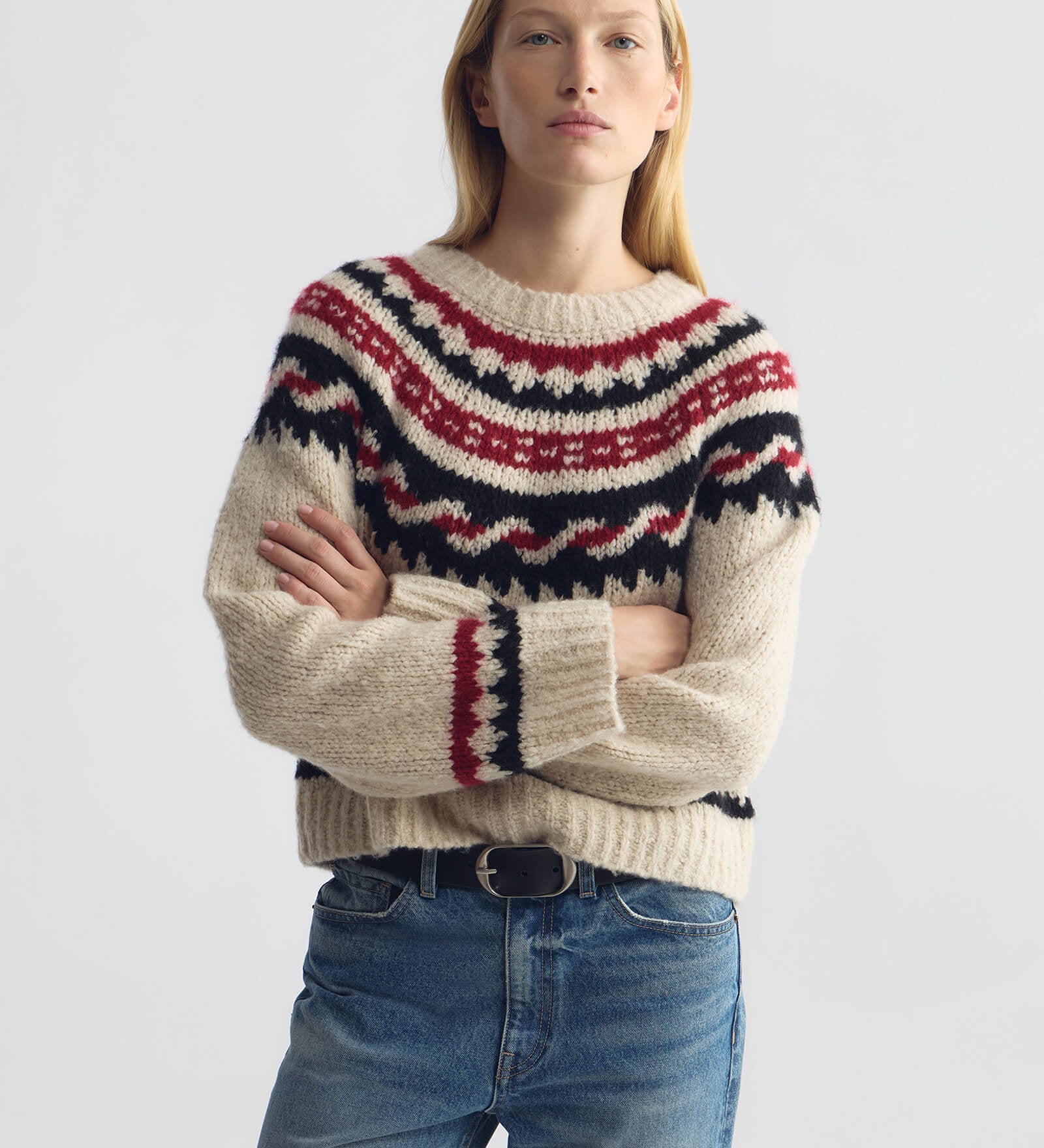 Nili Lotan - JUSTINE FAIR ISLE SWEATER