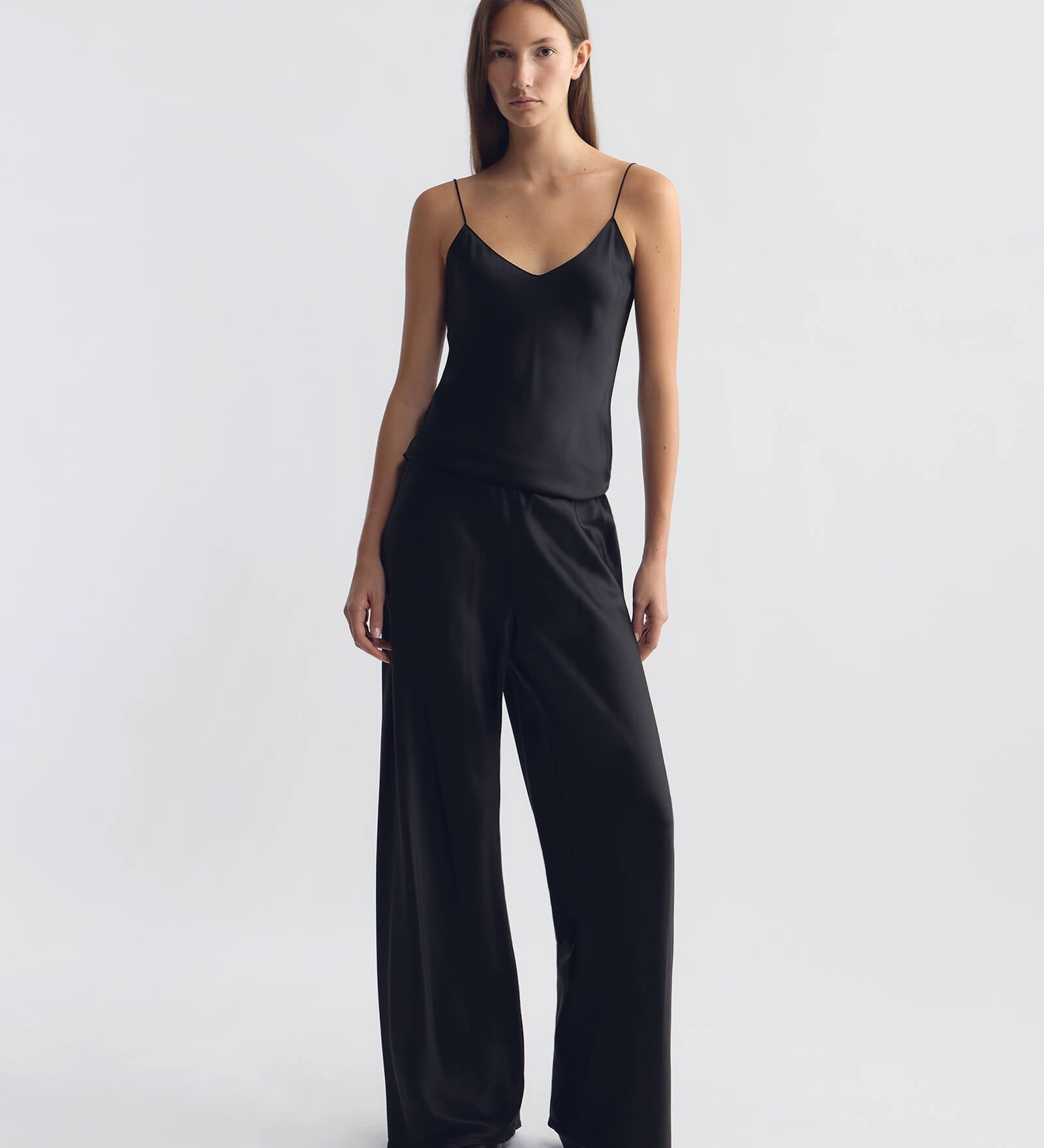 Nili Lotan - MARLOW WIDE LEG SILK PANT