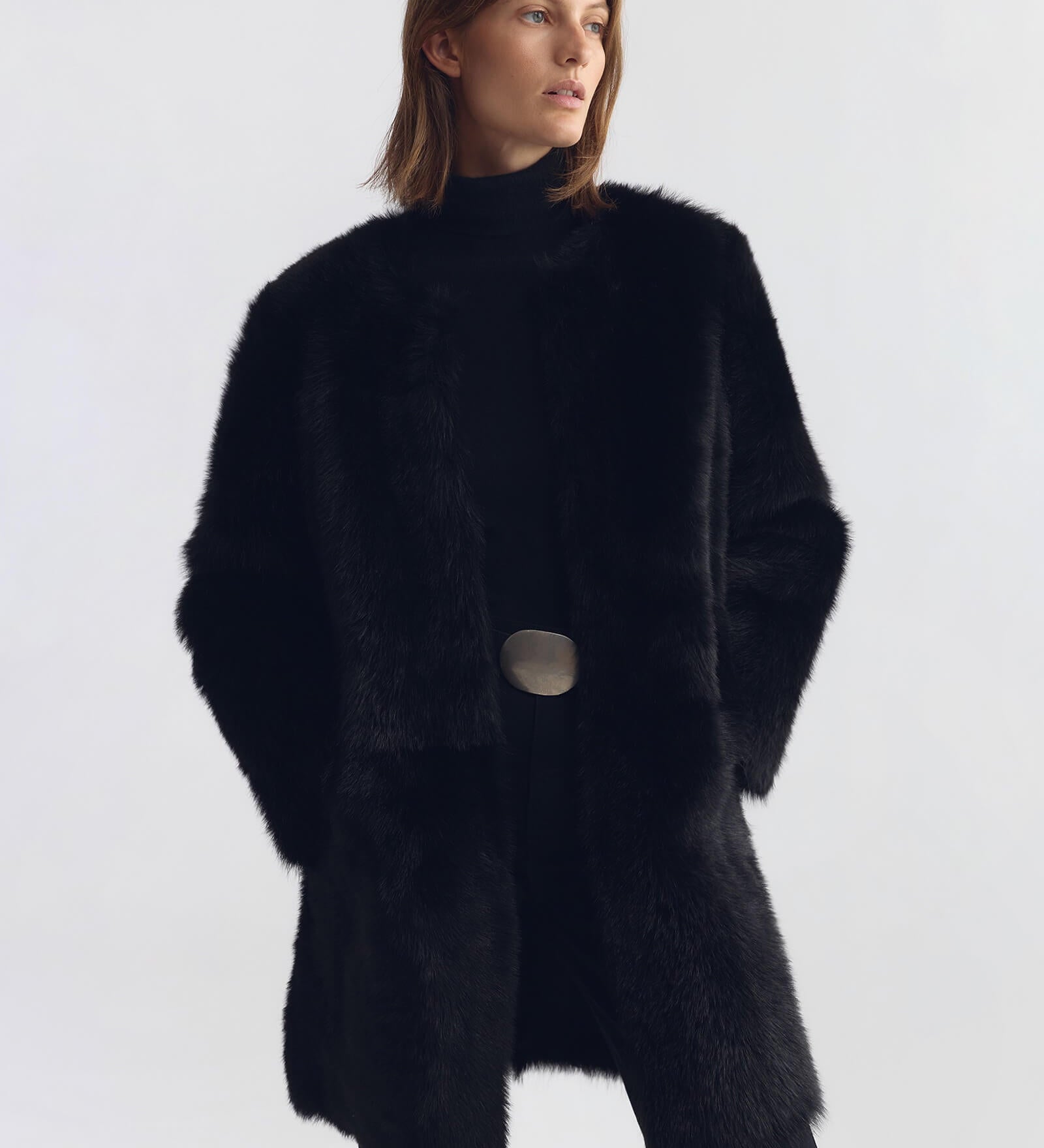 Nili Lotan - GRISETTE SHEARLING COAT