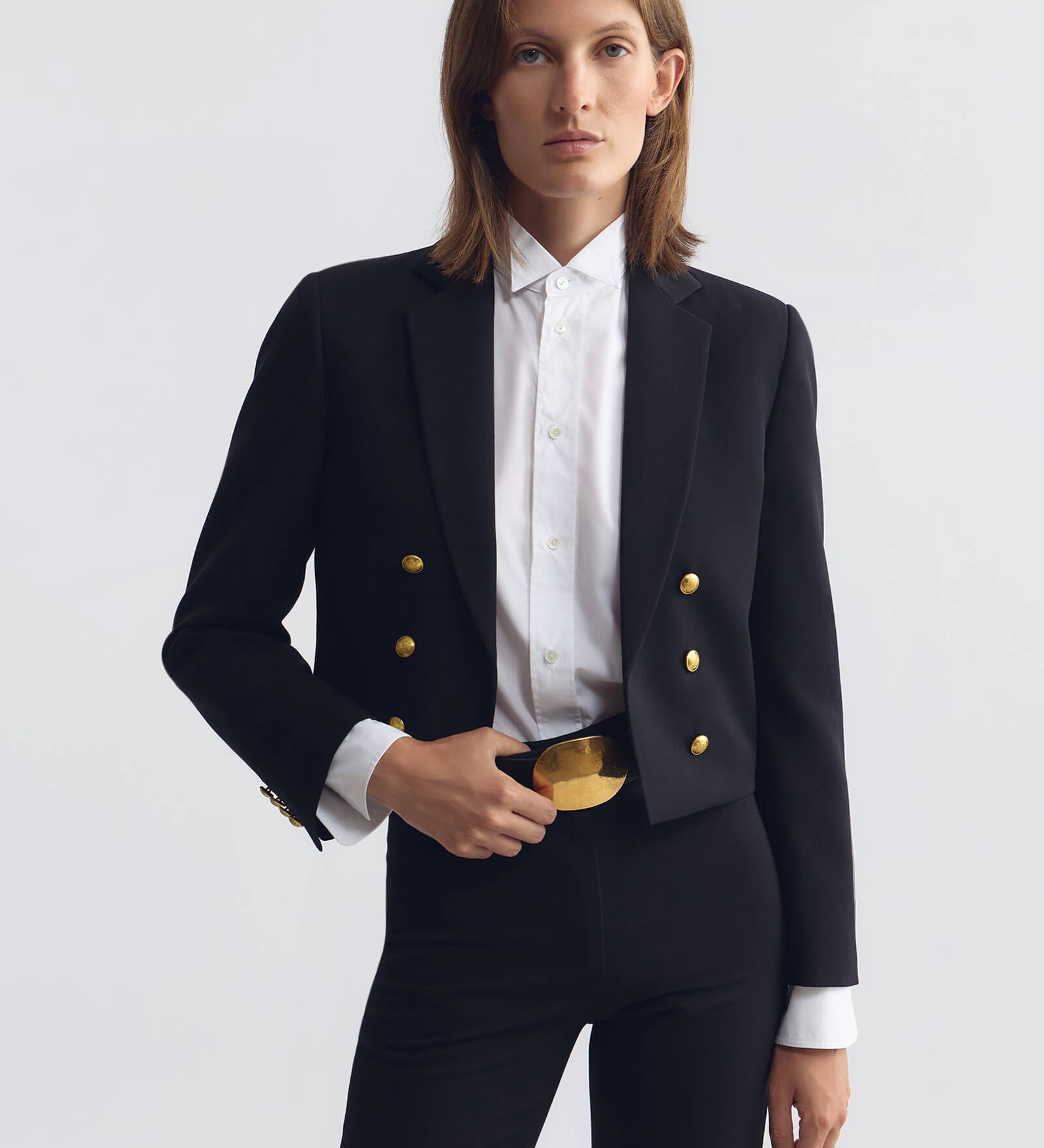 Nili Lotan - JOSEPHINE SHRUNKEN WOOL JACKET