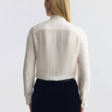 Nili Lotan - LYA RUFFLE TIE SILK BLOUSE