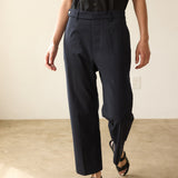 Jamie Haller - The Waist Tape Trouser in Dark Navy