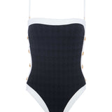 L'AGENCE - Tory Bandeau One - Piece Swimsuit