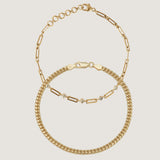 Kinn - North Star V Anniversary & Petite Familia Cuban Bracelet Stack