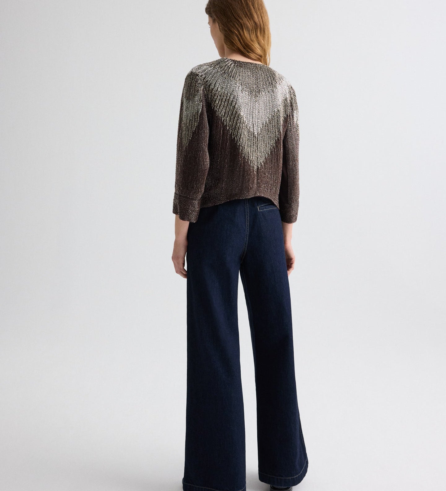 TWP - She Talks to Angels Jacket in Bugle Beads