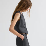 TWP - Mila Vest in Fancy Wool Flannel