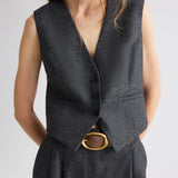 TWP - Mila Vest in Fancy Wool Flannel