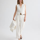 TWP - Mila Vest in Weave Linen