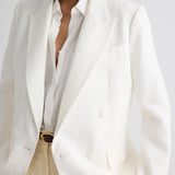 TWP - Harper Blazer in Weave Linen