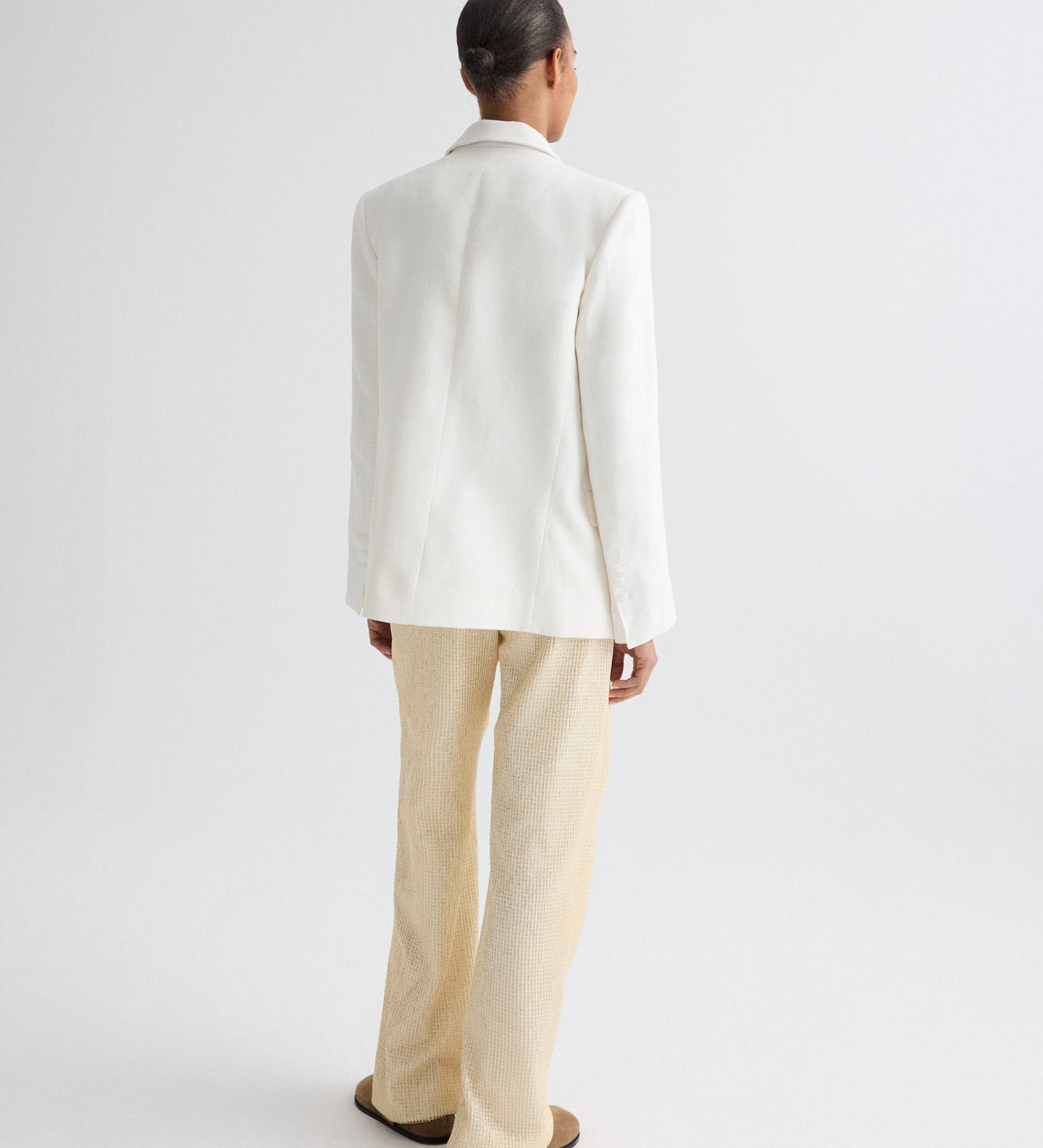 TWP - Harper Blazer in Weave Linen