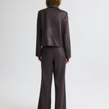 TWP - Sawyer Blazer in Shiny Viscose Wool Satin