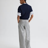 TWP - Sulli Pant in Clear Sequin on Stripe