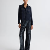 TWP - Sulli Pant in Stripe Sequin Mesh