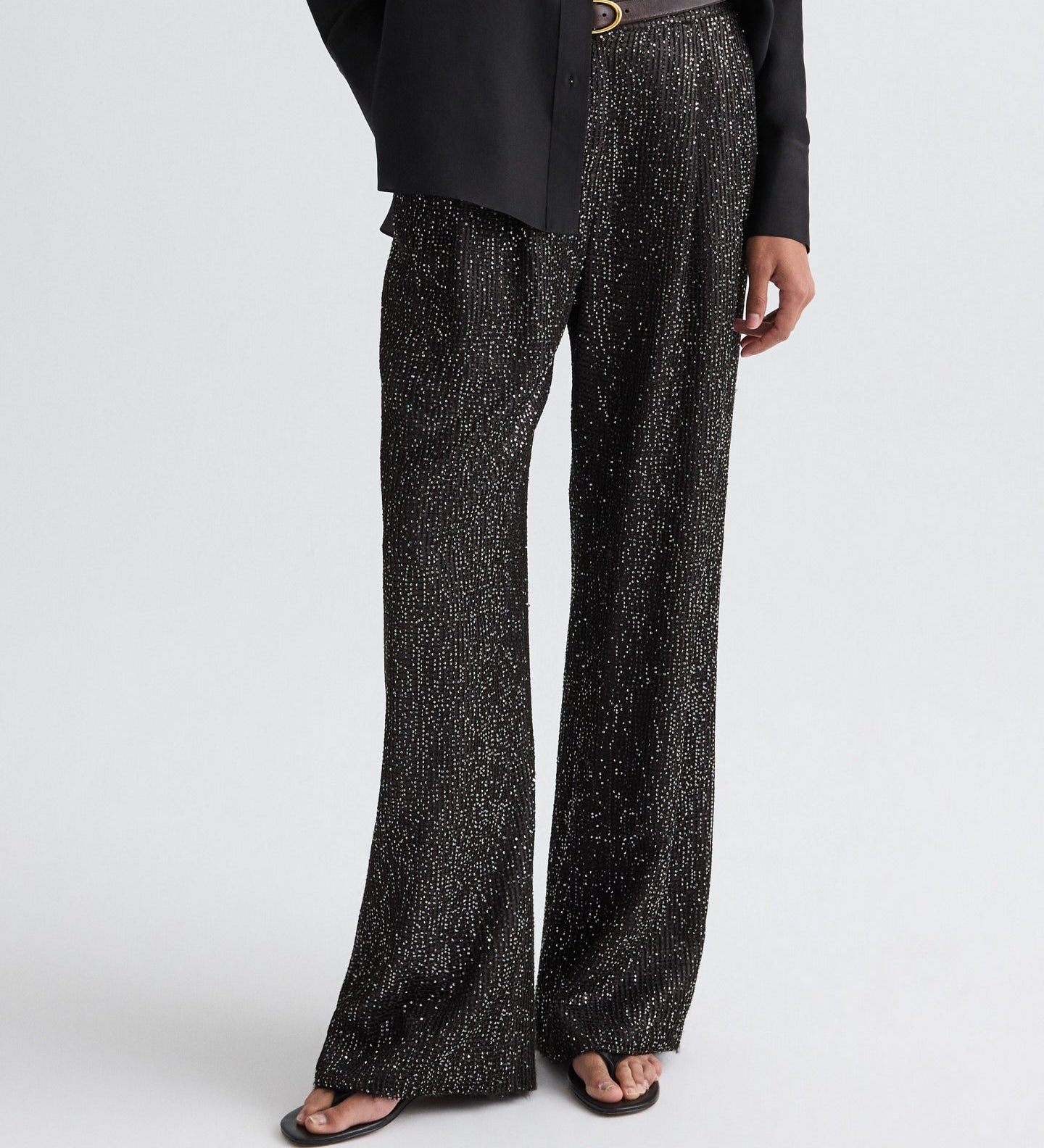 TWP - Sulli Pant in Mini Sequin Netting