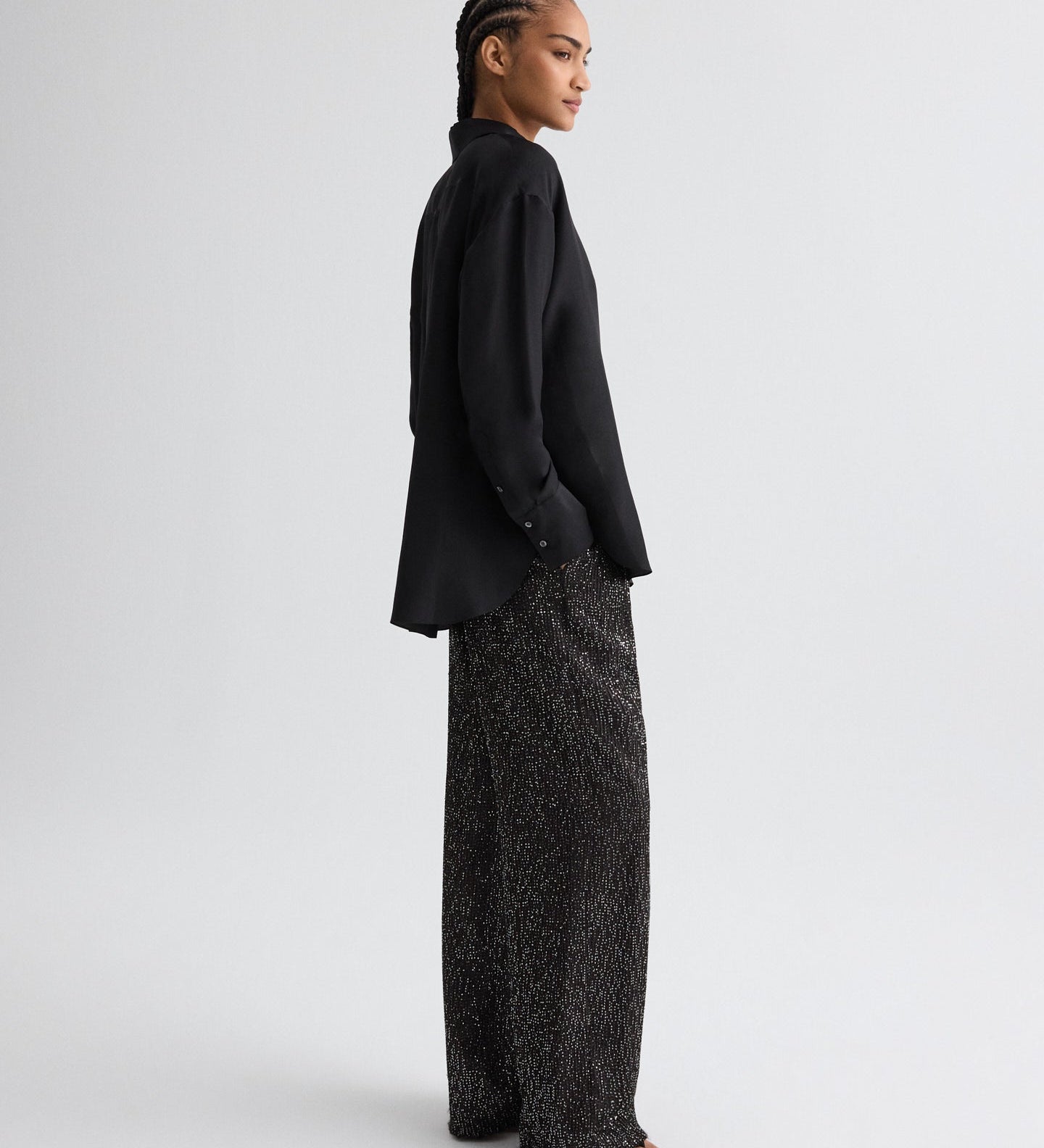 TWP - Sulli Pant in Mini Sequin Netting