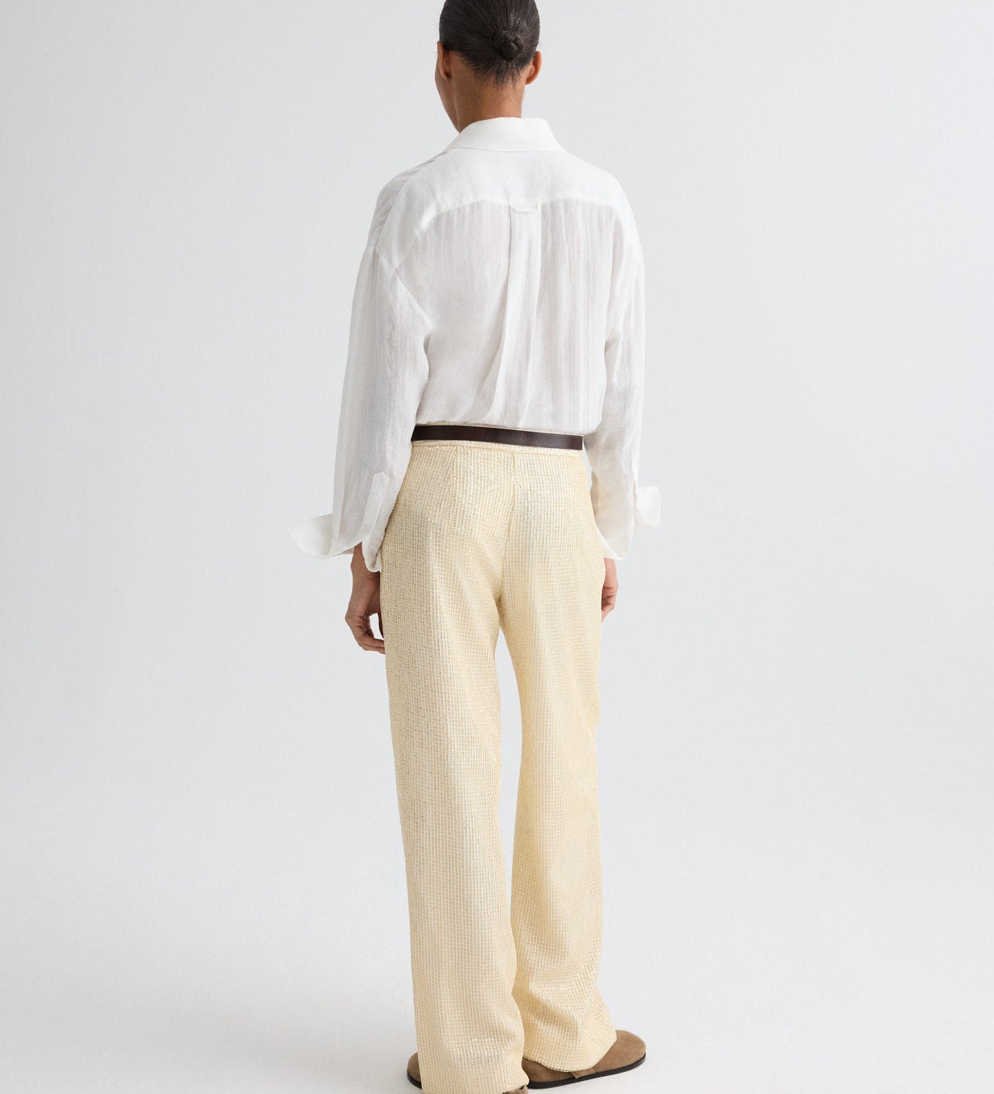 TWP - Sulli Pant in Mini Sequin Netting