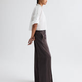TWP - Taite Pant in Shiny Viscose Wool Satin