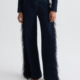 TWP - Mott St. Jean with Feathers in Heavy Denim