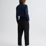 TWP - Cornelia St. Pant with Tux Stripe in Compact Suiting