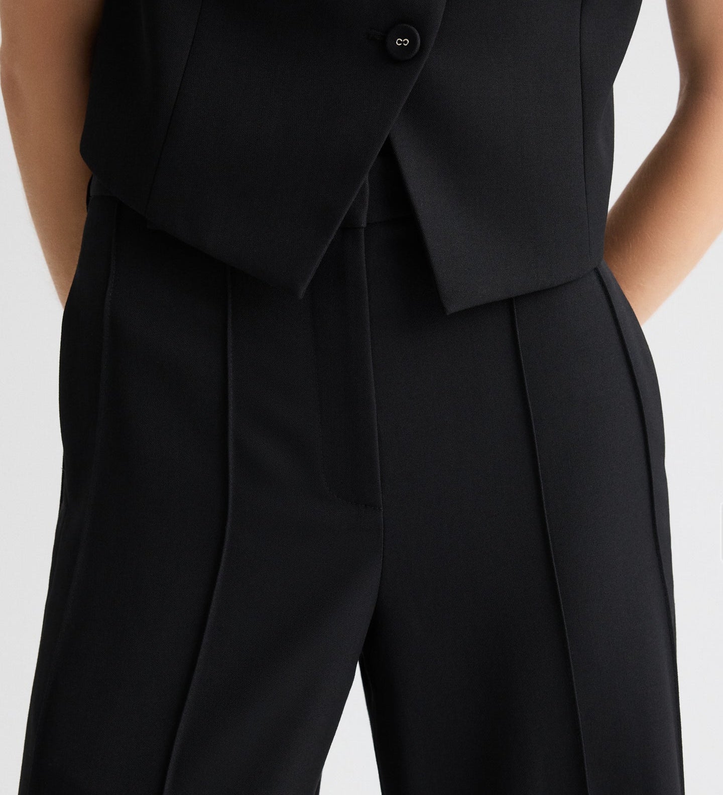 TWP - Bond St. Pant in Compact Tux Suiting