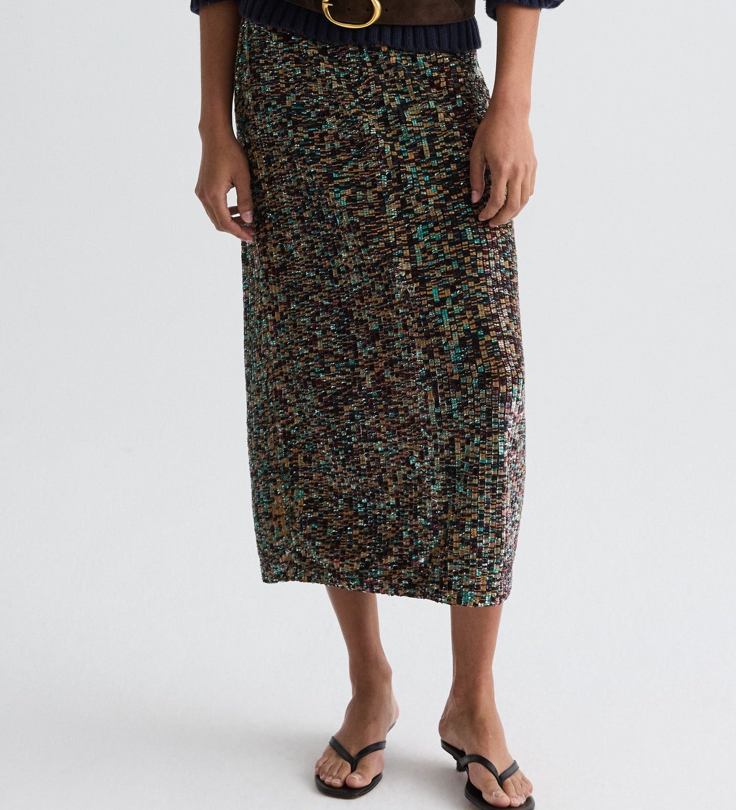 TWP - Wide Belt in Suede