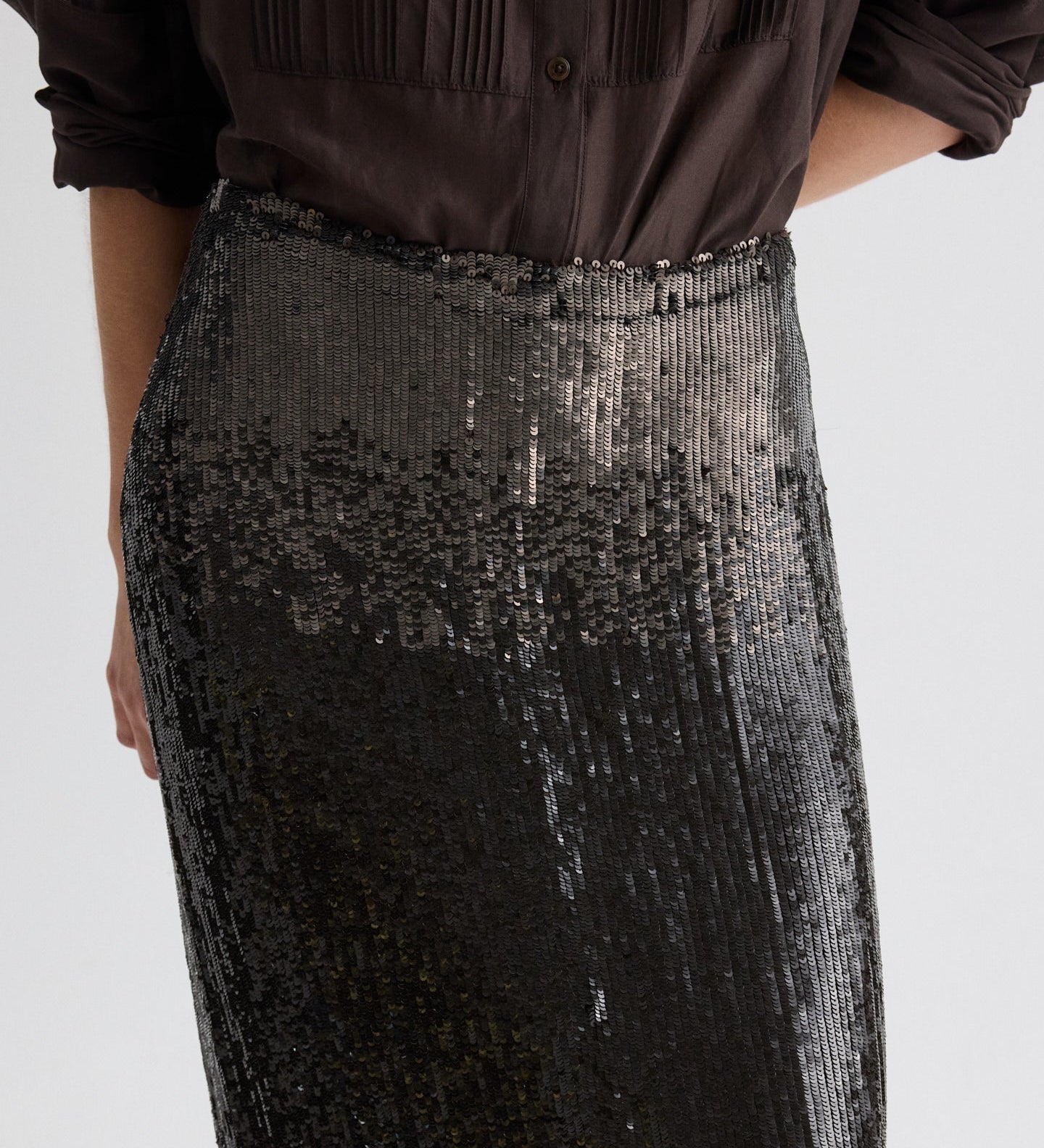 TWP - Sylkie Skirt in Fishscale Sequins