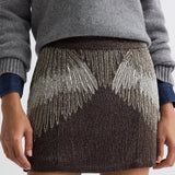 TWP - Minnies Skirt in Bugle Beads