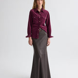 TWP - At Last Skirt in Paper Leather