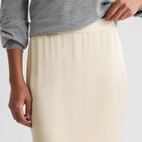 TWP - At Last Midi Skirt in Viscose Satin