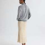 TWP - At Last Midi Skirt in Viscose Satin