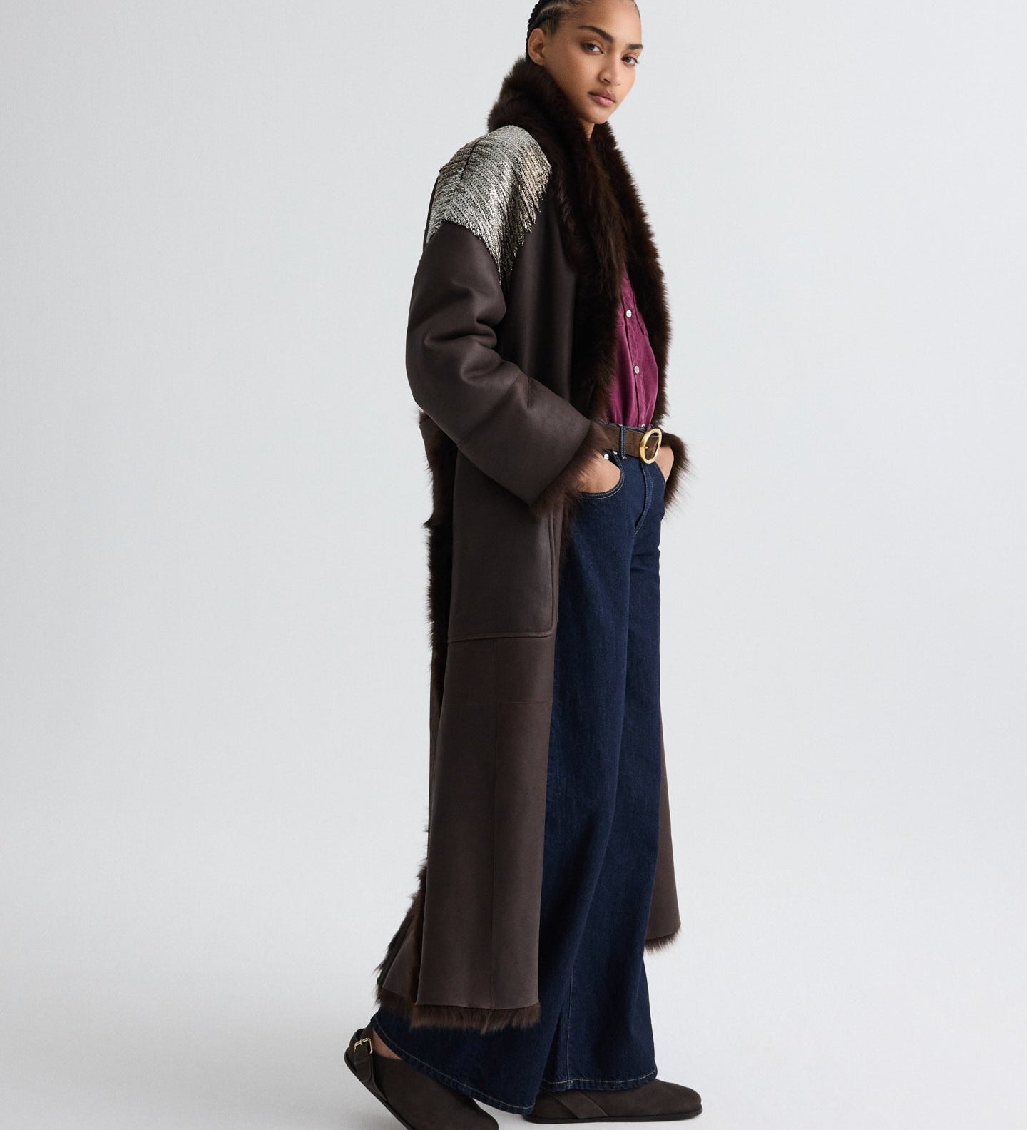 TWP - She Talks to Angels Shearling Coat