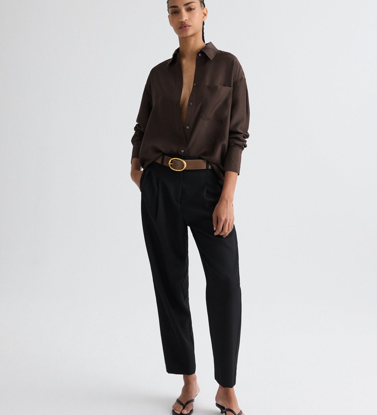 TWP - Big Joe Shirt in Washed Silk Habotai