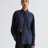 TWP - Big Joe Shirt in Washed Silk Habotai