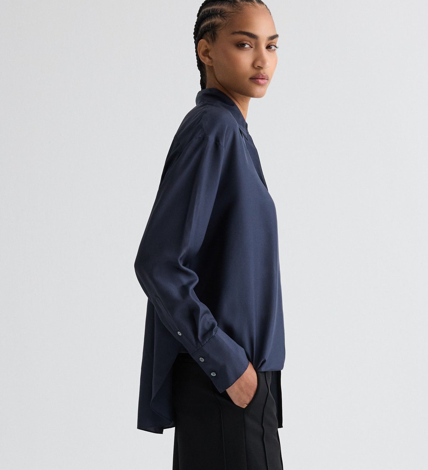 TWP - Big Joe Shirt in Washed Silk Habotai