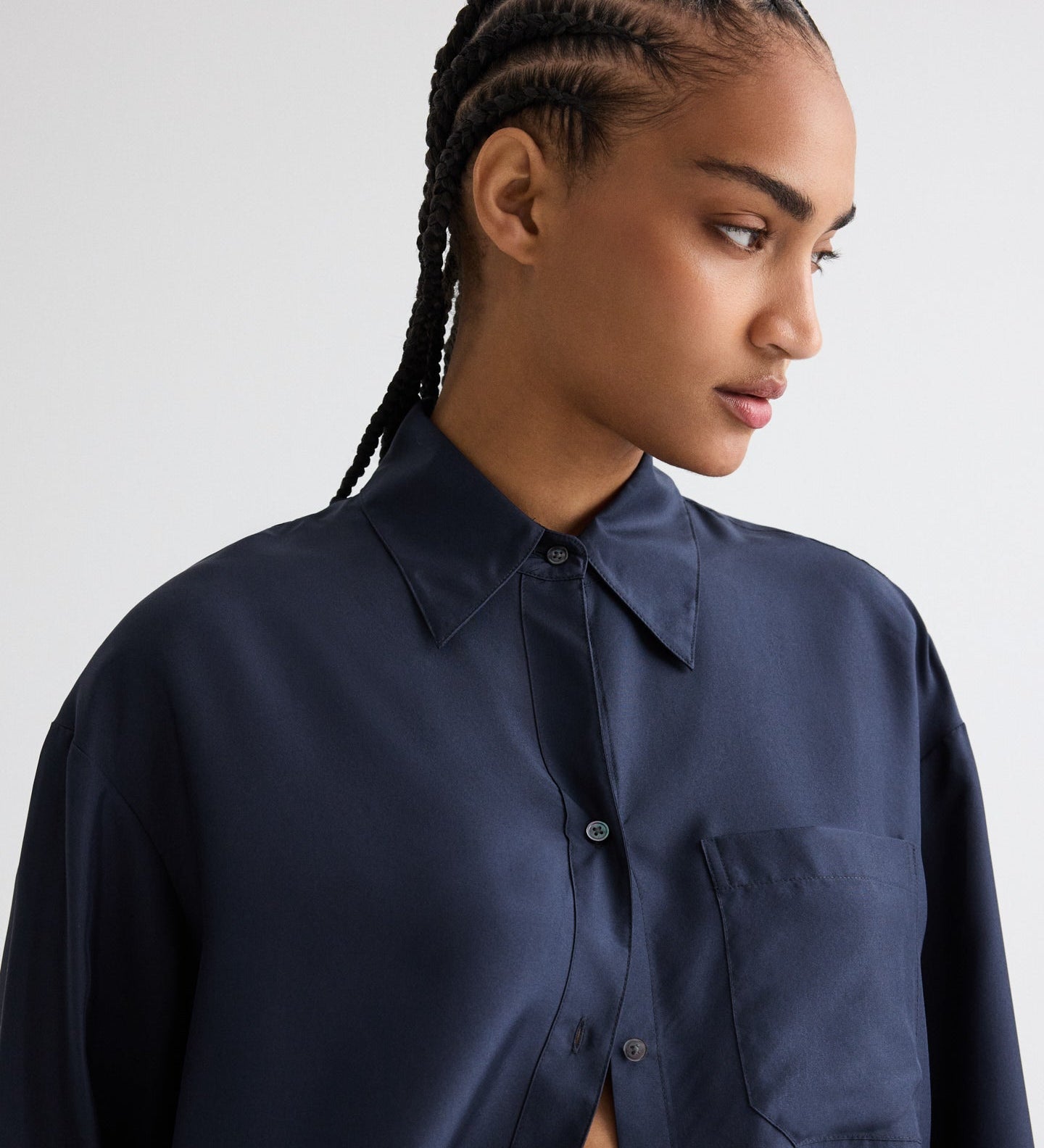 TWP - Big Joe Shirt in Washed Silk Habotai