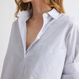 TWP - Next Ex Shirt in Micro Hairline Stripe
