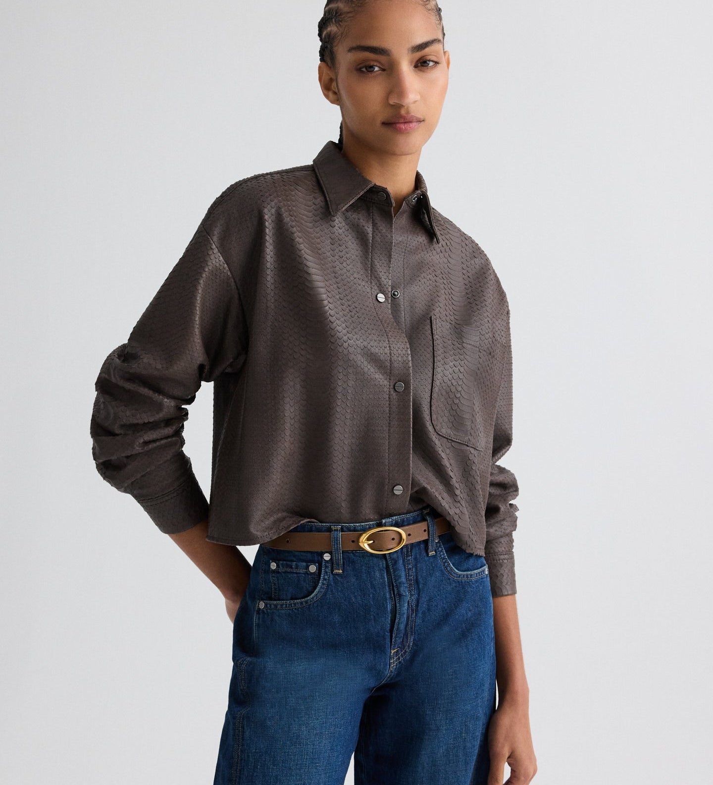 TWP - Narrow Belt in Vachetta Leather