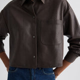 TWP - Little Big Joe Shirt in Embossed Python
