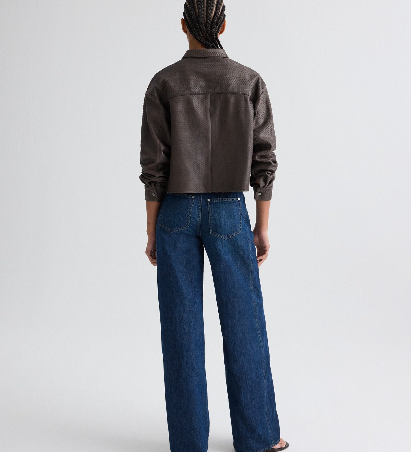 TWP - Little Big Joe Shirt in Embossed Python