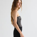 TWP - Jillian Bustier in Stretch Leather