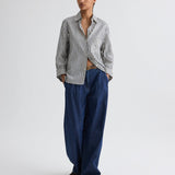 TWP - Next Morning Shirt in Clear Sequin on Stripe