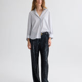 TWP - Next Morning Shirt in Micro Hairline Stripe