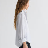 TWP - Next Morning Shirt in Micro Hairline Stripe