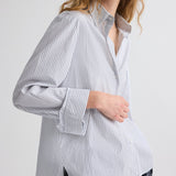 TWP - Next Morning Shirt in Micro Hairline Stripe