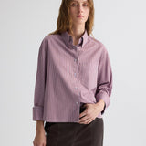 TWP - J.D. Shirt in Framed Micro Striped Shirting