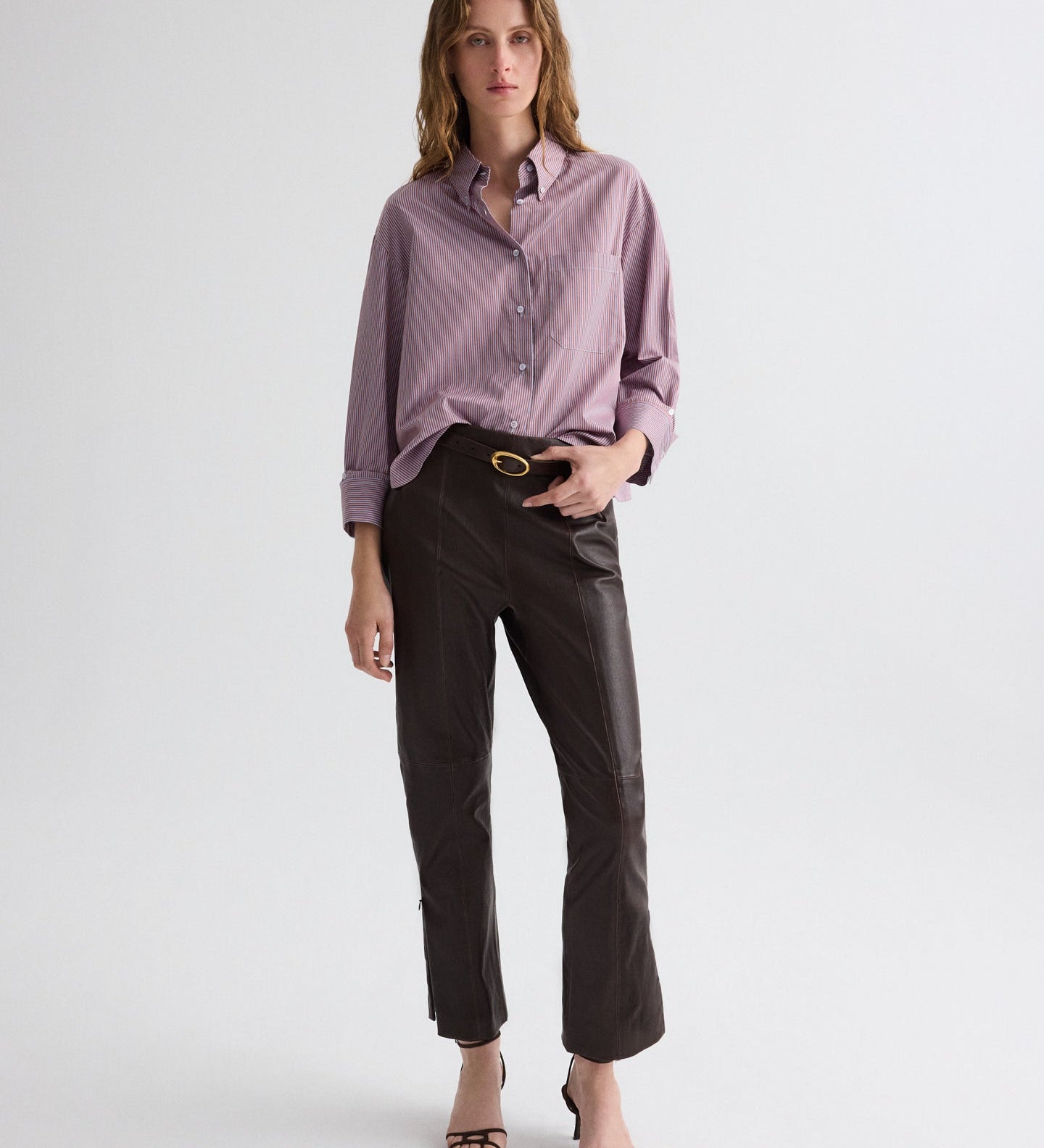 TWP - J.D. Shirt in Framed Micro Striped Shirting