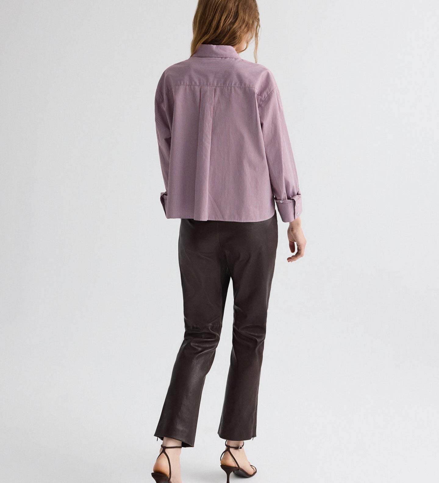 TWP - J.D. Shirt in Framed Micro Striped Shirting